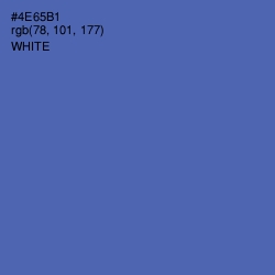 #4E65B1 - San Marino Color Image